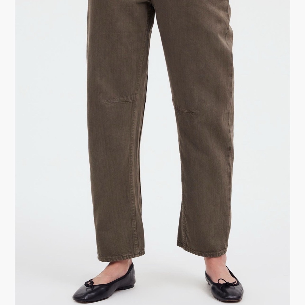 Madewell dark green olive Darted Barrel leg Jeans, women’s, size 31